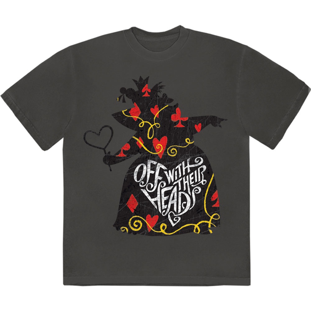 Disney - Alice In Wonderland - Off With Their Heads T-shirt Homme - Gris